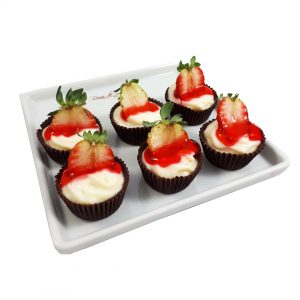 Cestinha de Chocolate com Morango