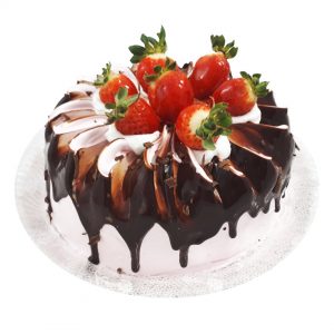 Bolo Brigadeiro com Morango
