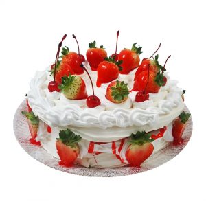 Bolo Merengue de Morango