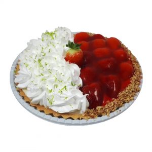 Torta Mista de Limão e Morango