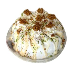 Bolo Mousse de Limao com Nozes