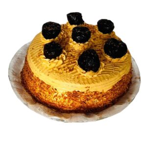 Bolo de Ameixa com Coco e Doce de Leite