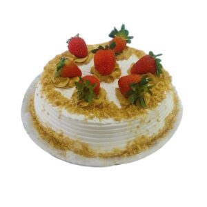 Bolo Doce de Leite com Morango Diet